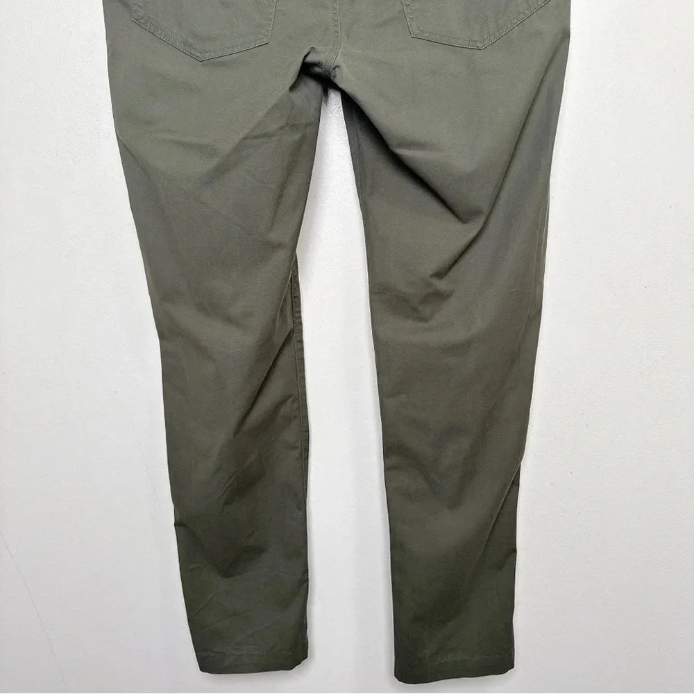 Ben Sherman Mens 38/34 Chino Dark Olive Slim Trouser